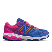 New Balance Little Kid's 680v3 Running Shoes in purple pink - kids' sneaker