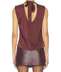 Astr - Inaya Satin Rhinestone Embellished Top