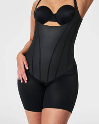Spanx - Spanxsculpt™ Totalcontour Open-bust Mid-thigh Bodysuit