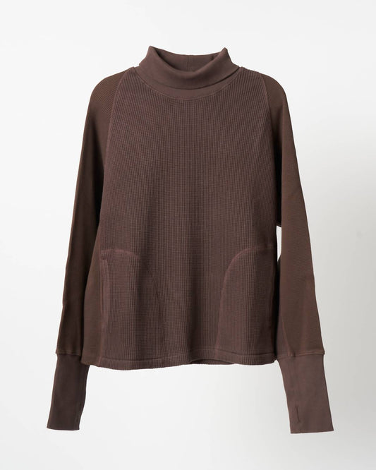 Nicholas Daley - Men's Waffle Roll Neck Top