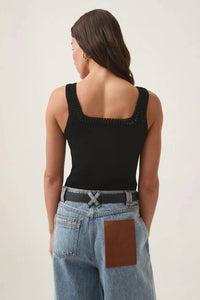 Aje. - Tazia Crocheted Tank