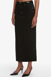 FRAME Column Skirt in sutro - women's skirt - alternate view