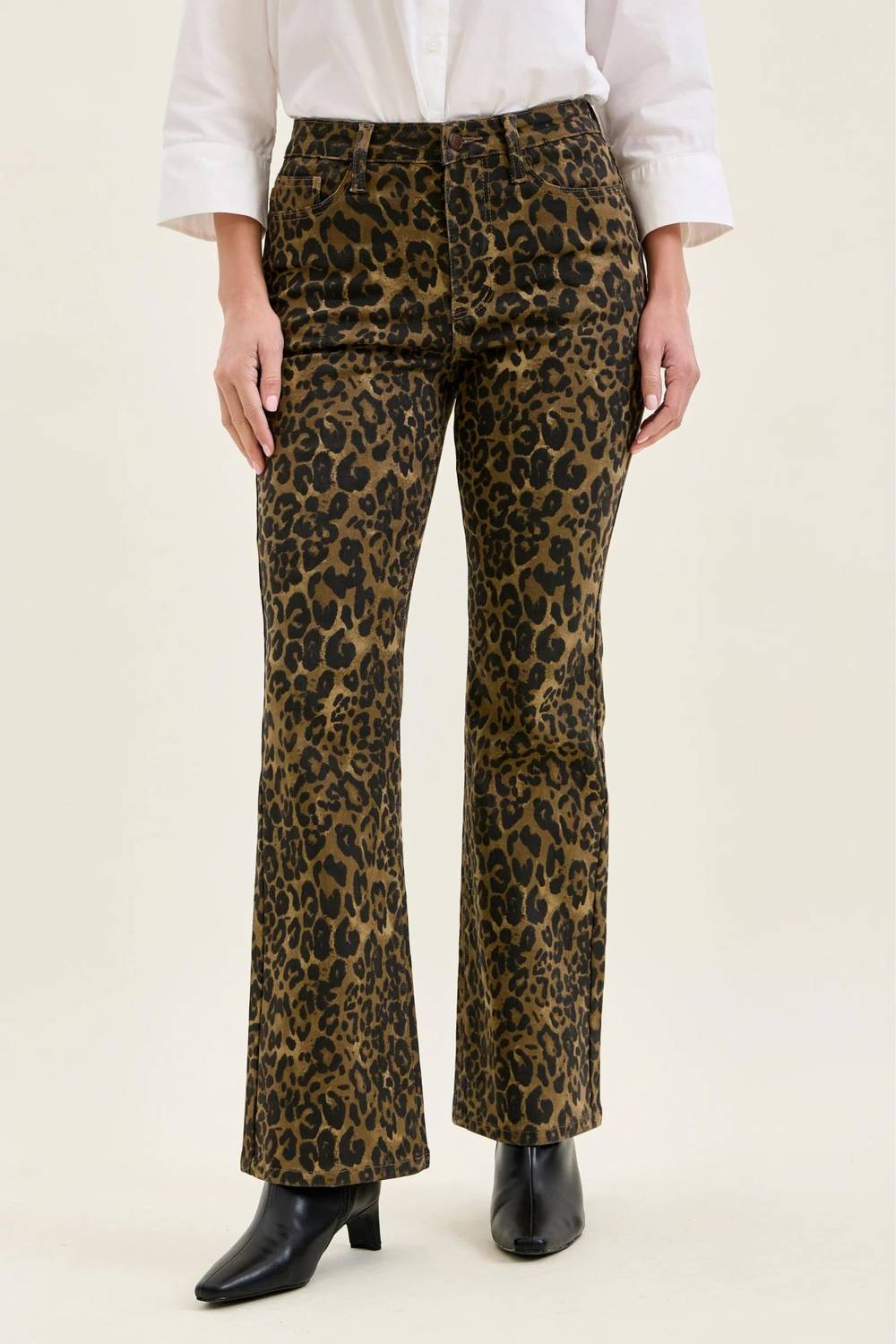 Judy Blue - High Waist Bootcut Print Jeans
