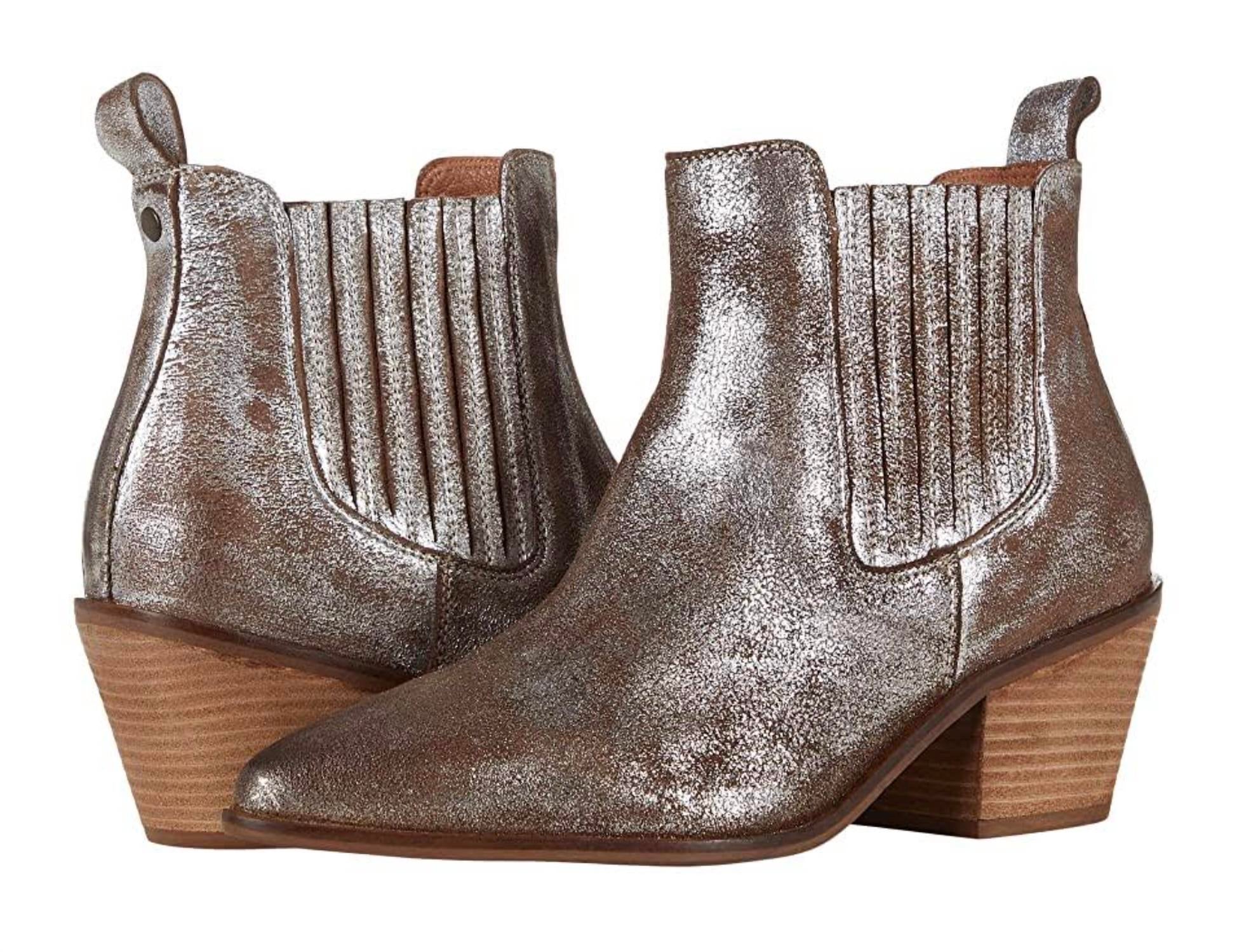 Seychelles Women's Wanderlust Boots in pewter - women's shoe - detail view