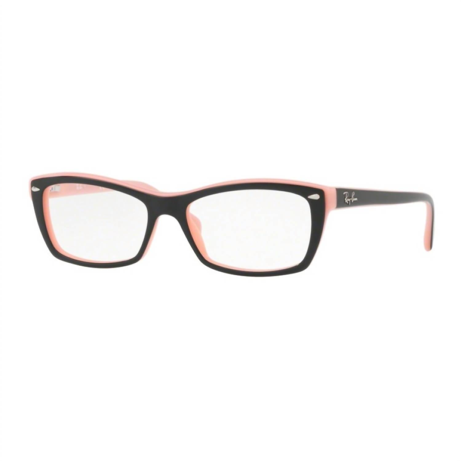 Ray Ban Women's Rx5255 Eyeglasses in black pink - women's accessory