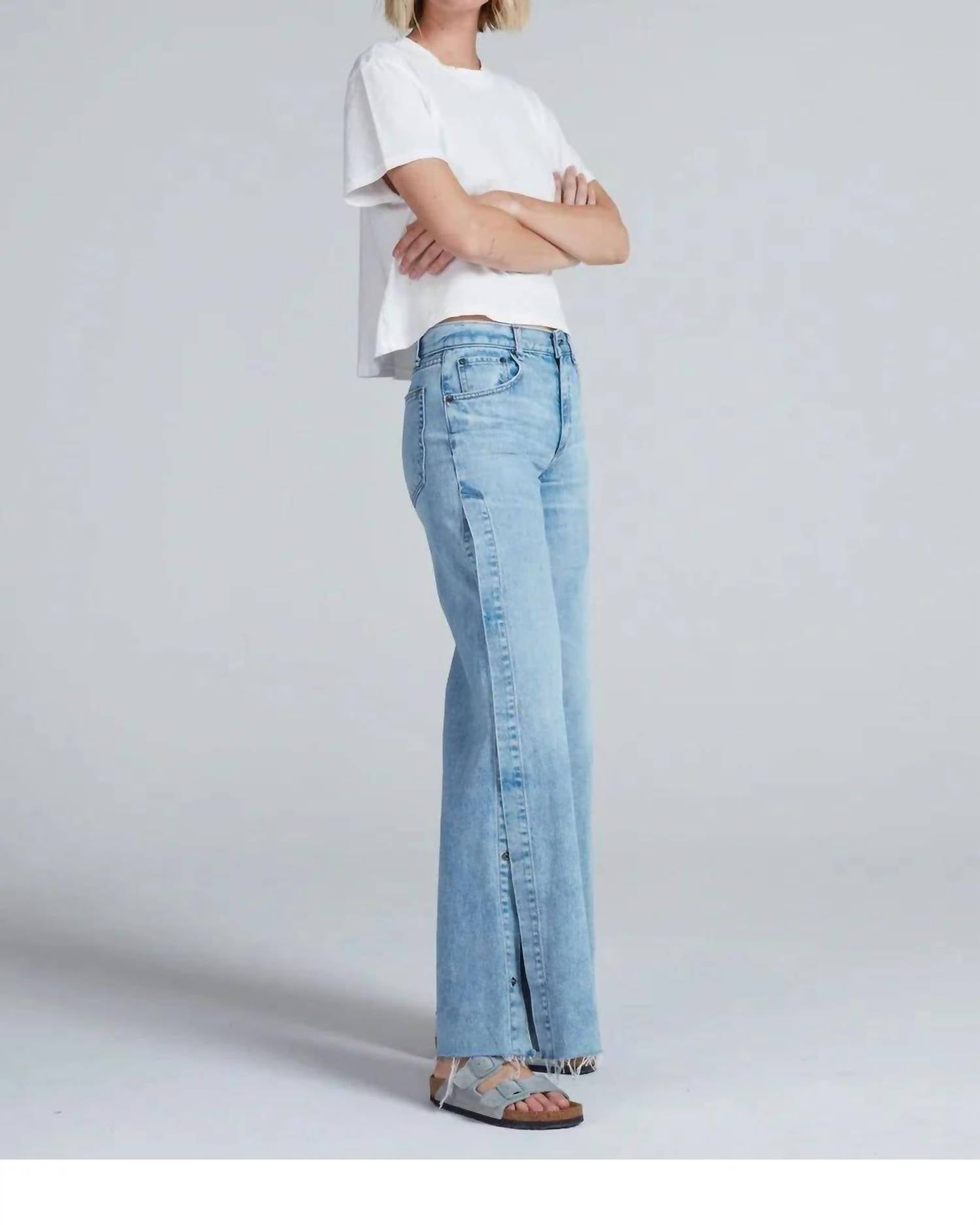 Askk Ny - Longboarder Relaxed Wide Leg Jeans