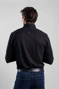 Stone Rose - Long Sleeve Dry Touch Pique Shirt