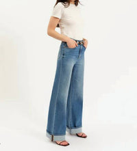 Daze - Far Out High Rise Wide Jeans