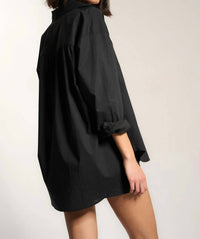 Idle Sleepwear - Poplin Button Down Shirt