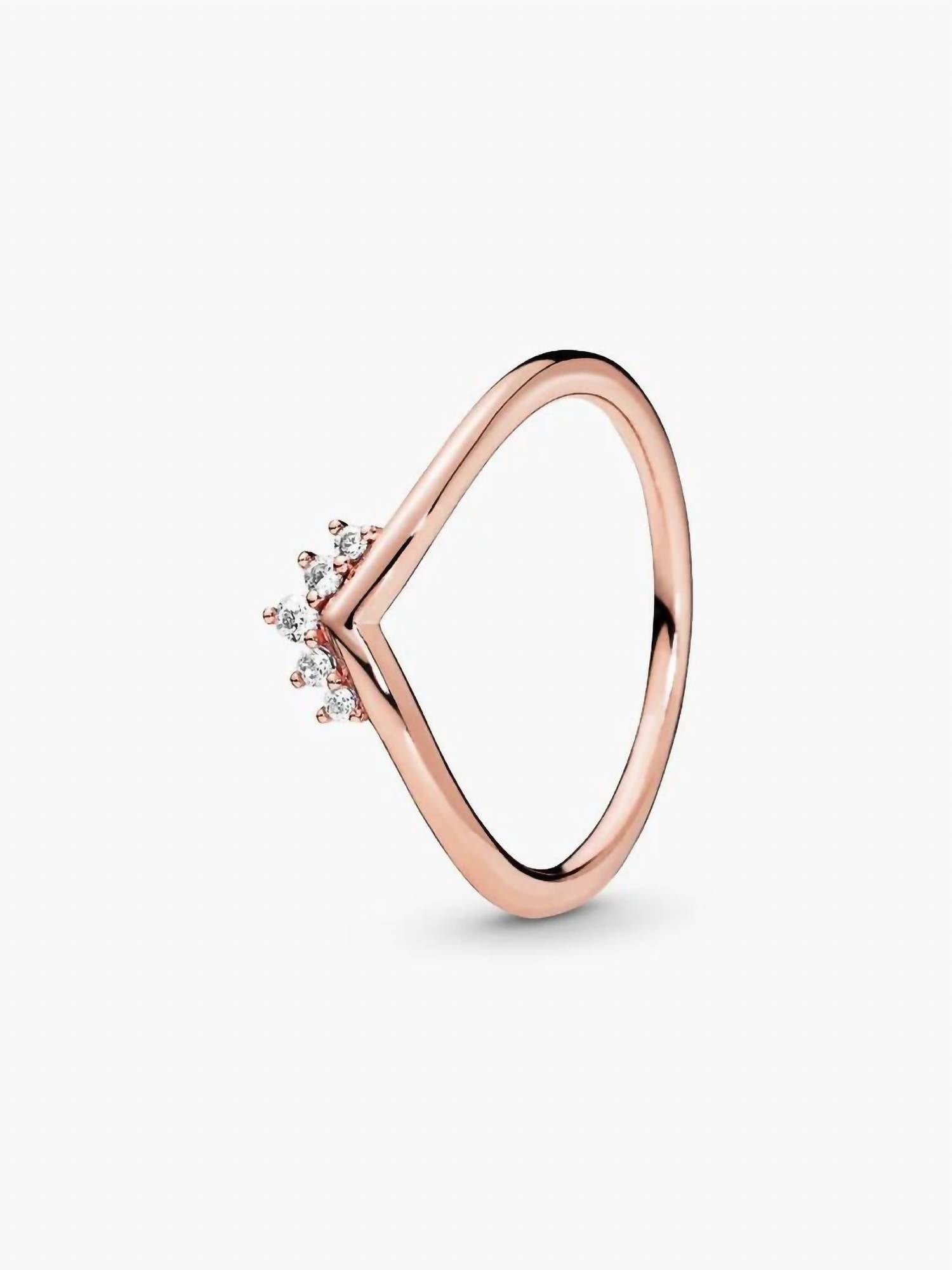 Pandora - Women's Tiara Wishbone Ring