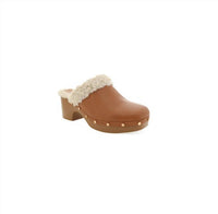 BiLLiNi Women's Edna Fur Clog in tan - women's shoe