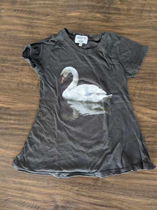 Wildfox - Girls Swan Print T-shirt