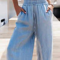 Umorger - Tencel Wide Leg Trouser
