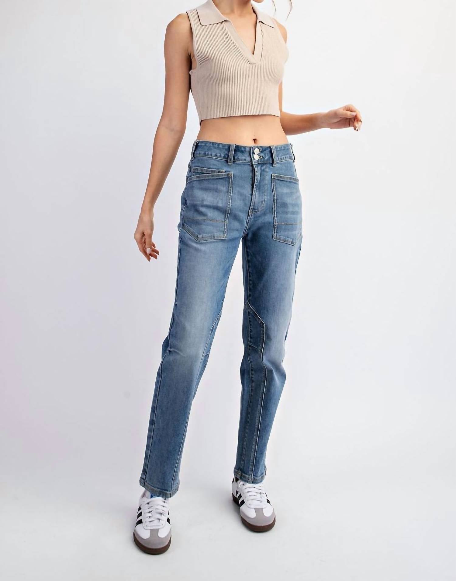 ee:some Skinny Denim Jeans in blue - women's pants