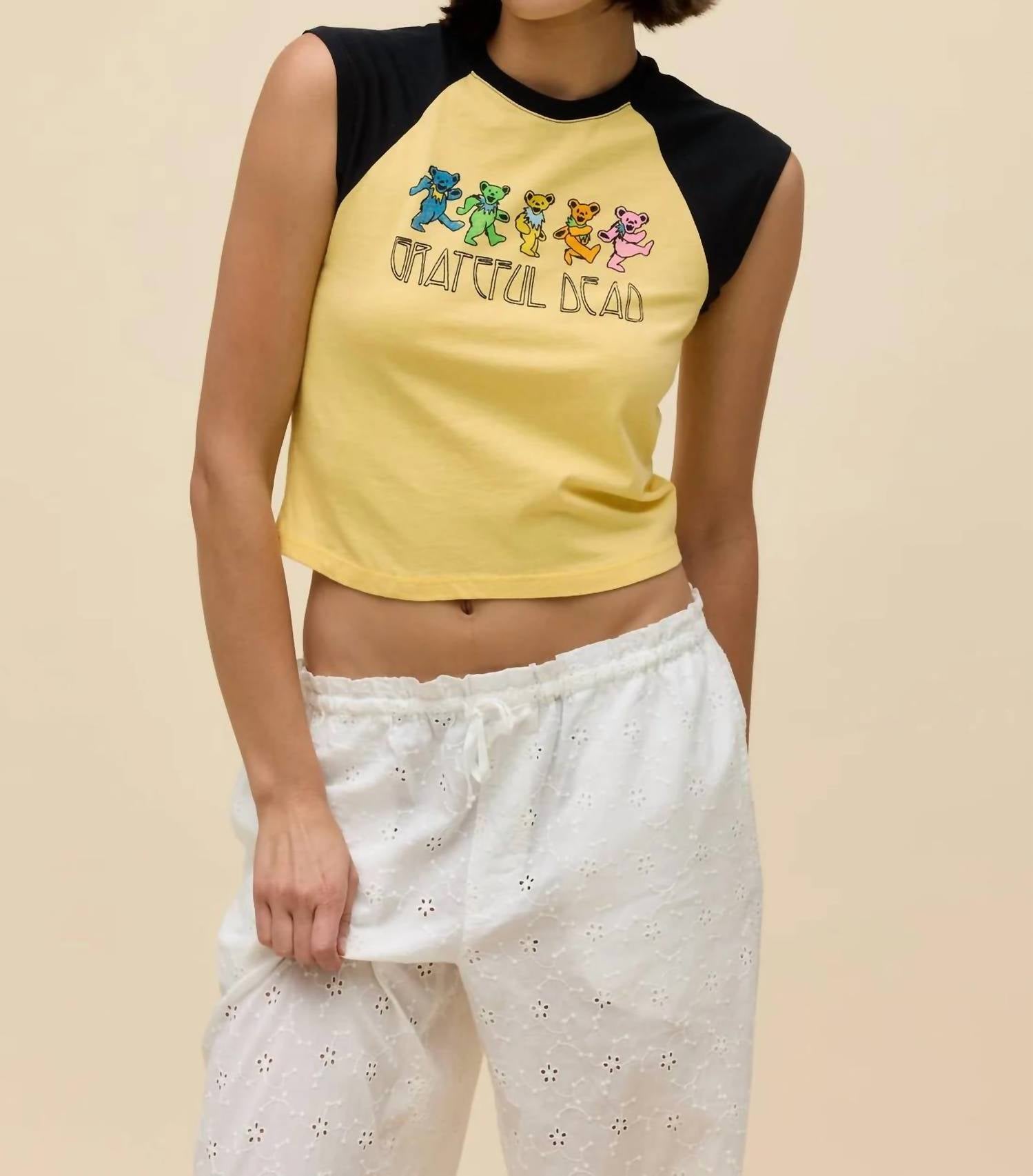 Daydreamer - Grateful Dead Bears Raglan Tank