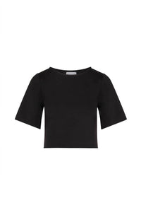 Ripley Rader - Ponte Knit Short Sleeve Top