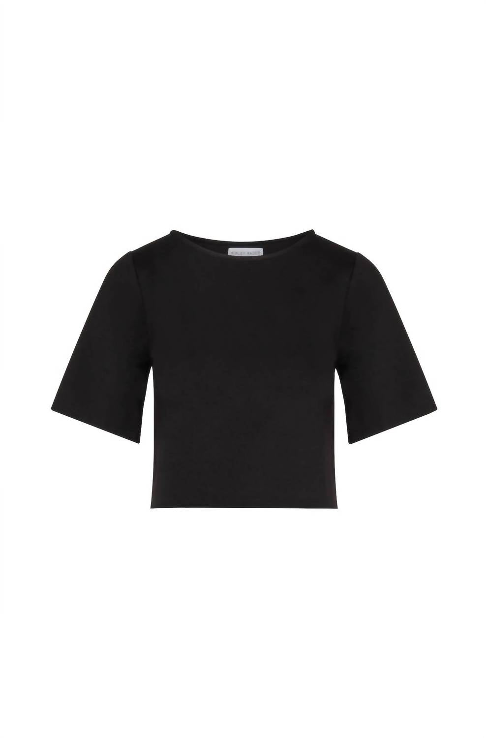 Ripley Rader - Ponte Knit Short Sleeve Top