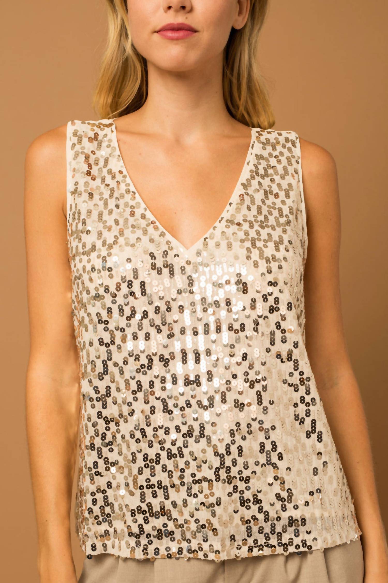 Gilli - Cristall Sequin Tank Top