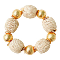 Gaby & Grace - Natural Raffia Bracelet
