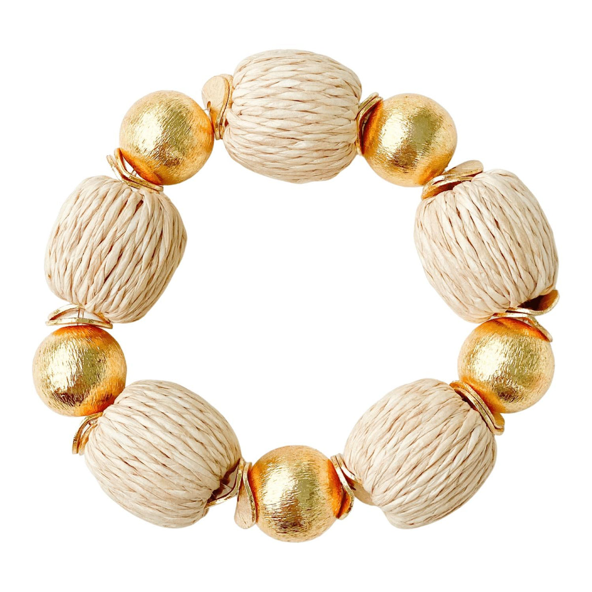 Gaby & Grace - Natural Raffia Bracelet