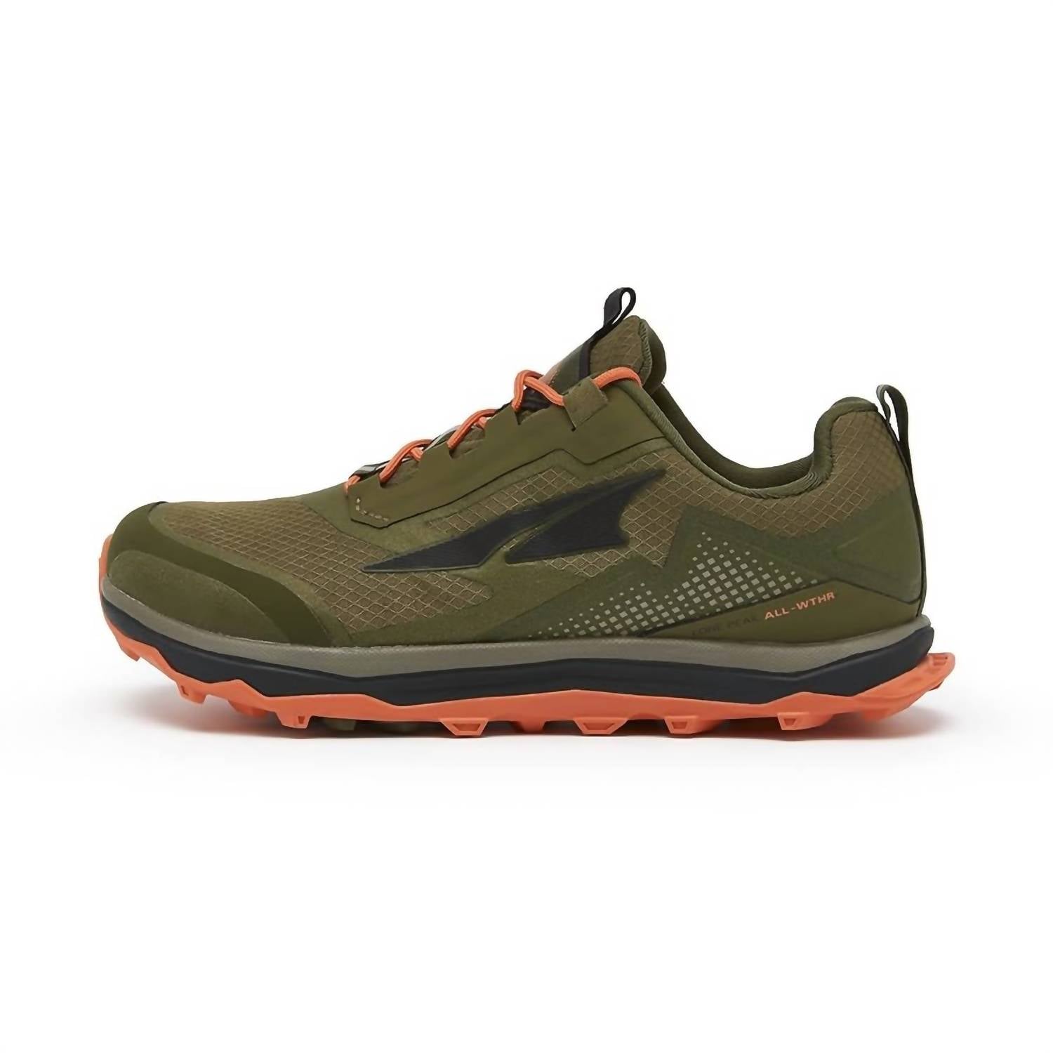 ALTRA Women's Lone Peak All-weather Low Shoes in dusty olive - women's shoe