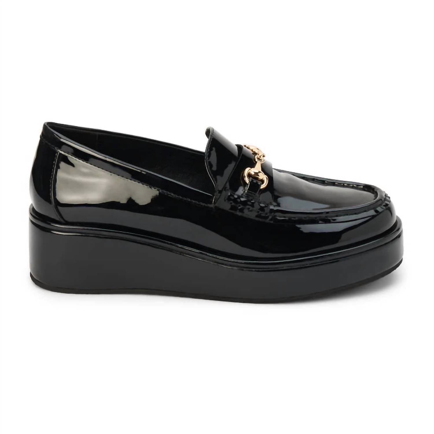 Matisse Women's Kimbra Platform Loafer in black - women's flats