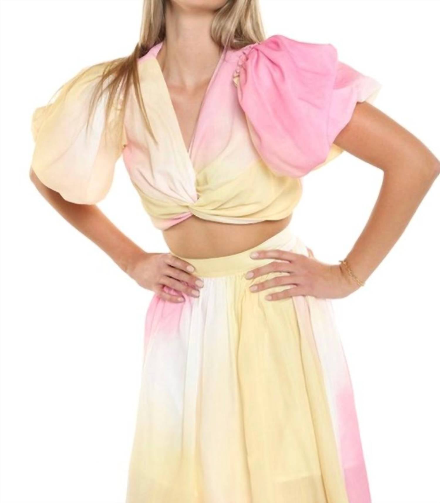 Beulahstyle - Cloud Burst Puff Sleeve Skirt Set