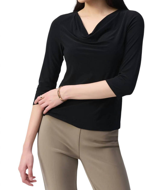 Joseph Ribkoff - COWL NECK TOP