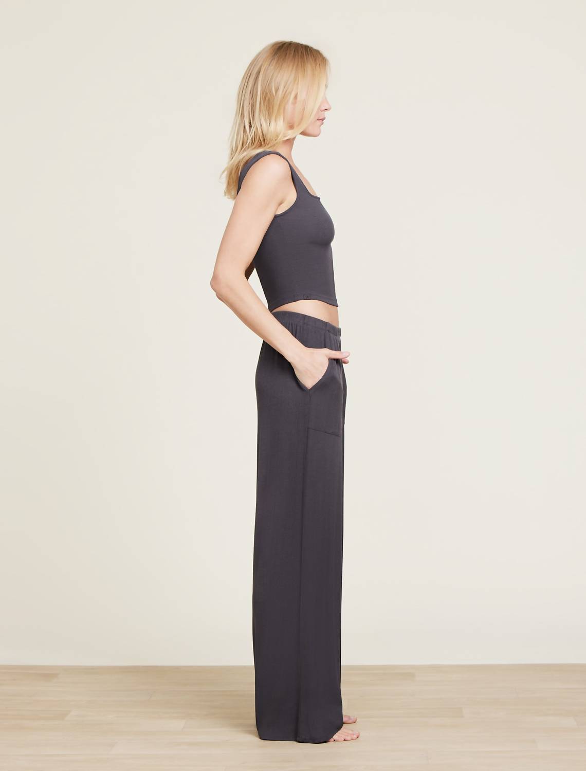 Barefoot Dreams - Ultra Soft Rib Patch Pocket Pant