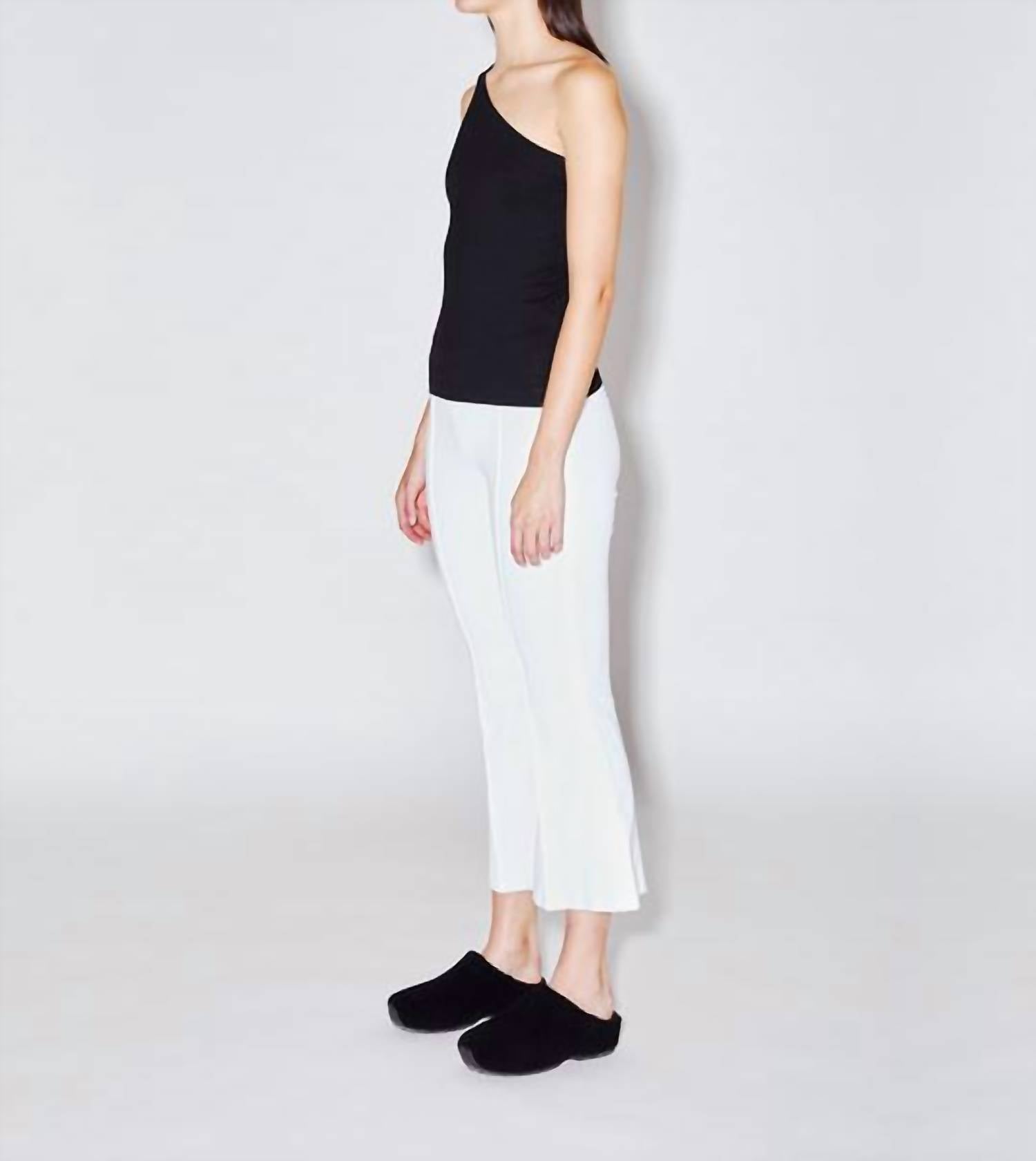 Rosetta Getty - Pull on Cropped Flare Pants
