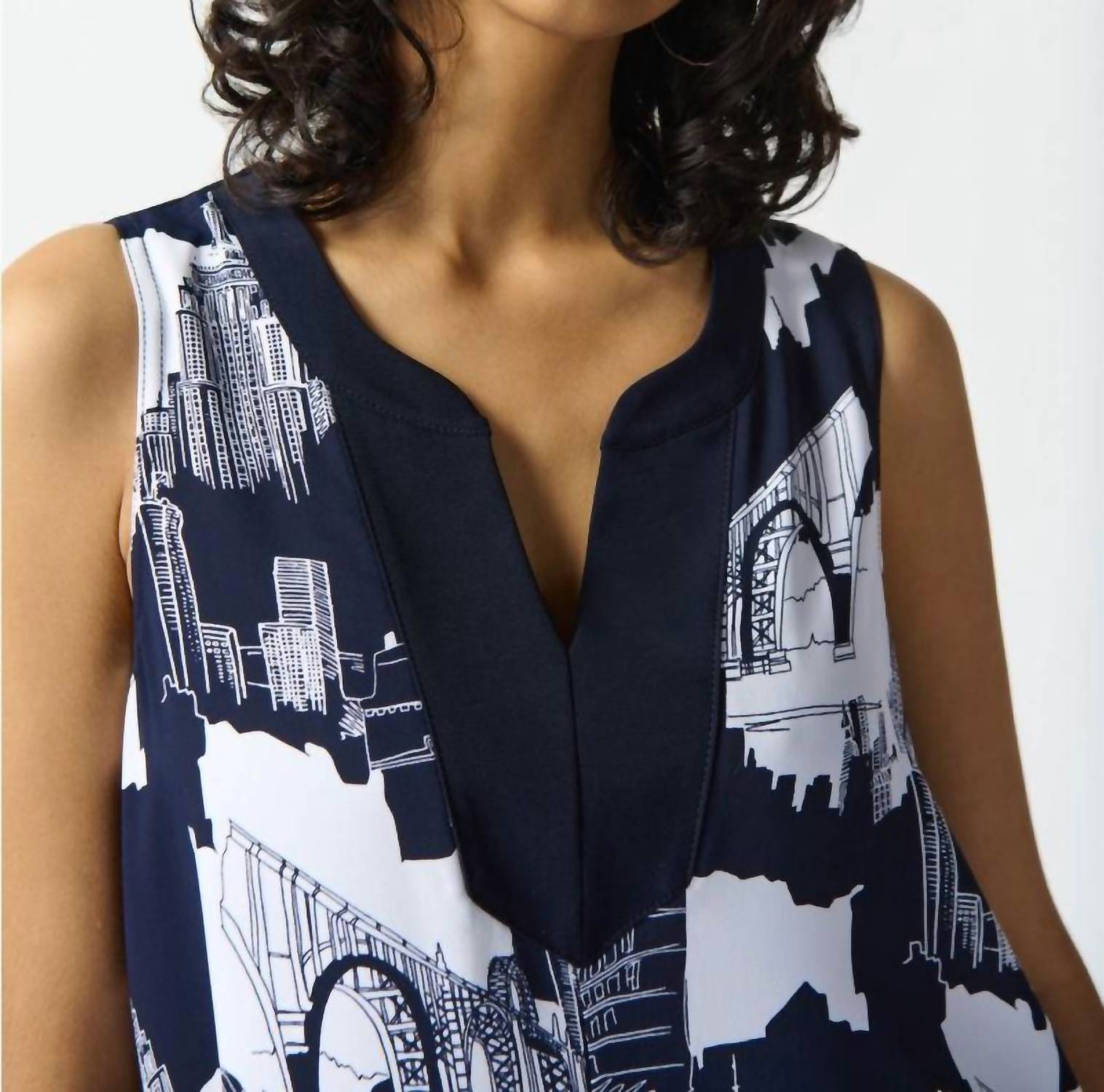 Joseph Ribkoff - Cityscape Sleeveless Top