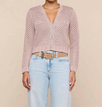 L'Agence - Blanca Sequin Cardigan