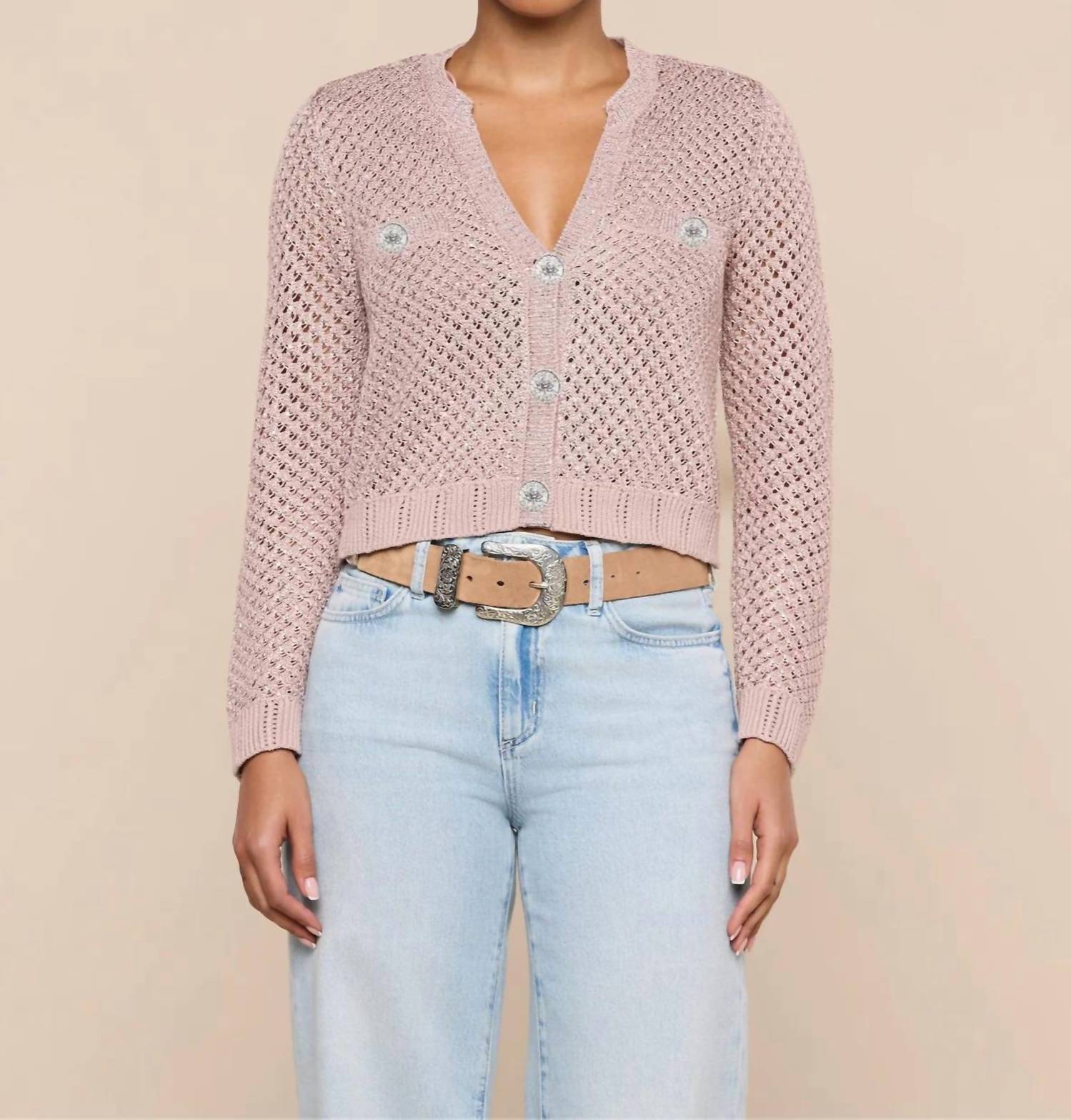 L'Agence - Blanca Sequin Cardigan