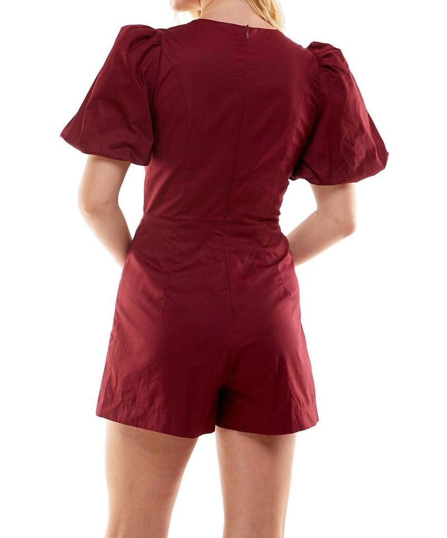 Tcec - Grace V-neckline Romper
