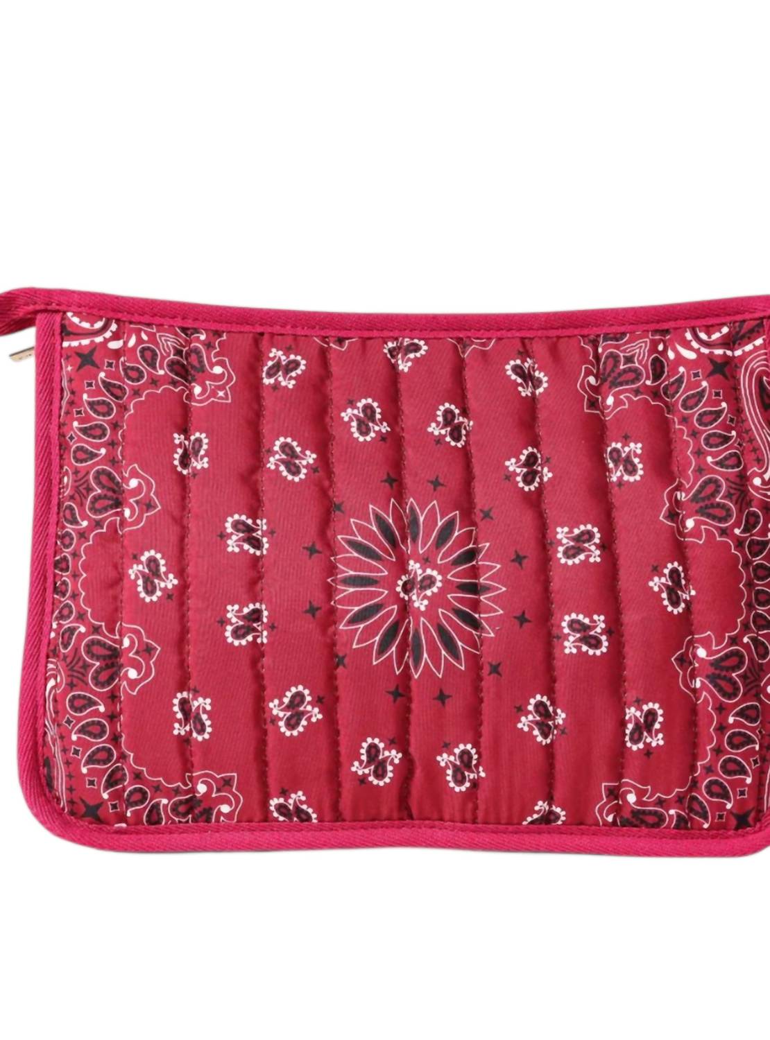 Haute Shore - Women's Quilted Bandana Pouch Bag