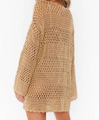 Show Me Your Mumu - Paula Pullover Crochet Mini Dress