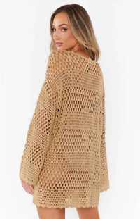 Show Me Your Mumu - Paula Pullover Crochet Mini Dress