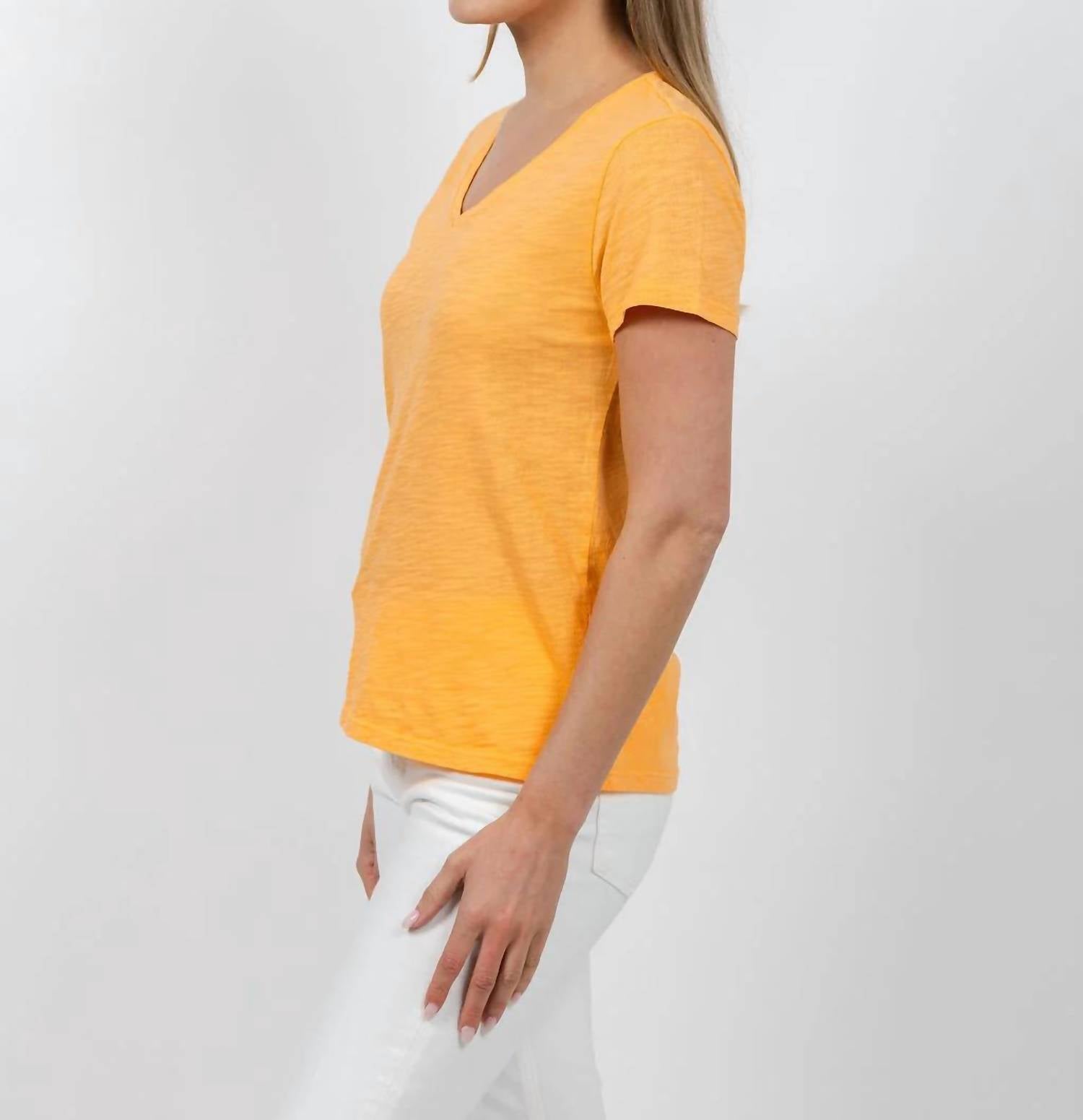 Elliott Lauren - Short Sleeve V-neck Tee