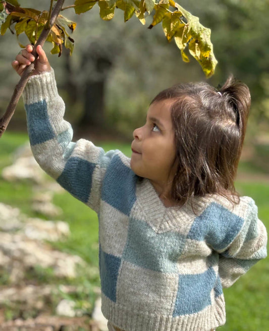 Vignette - Girls Jackie Checker Sweater