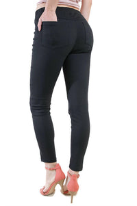Umgee - High Waist Leggings With Lace Up Details