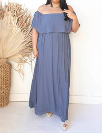 Soieblu - True Intentions Off Shoulder Maxi Dress