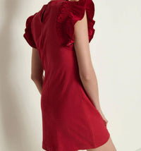 Nation Ltd - Ellis Ruffle Sleeve Dress