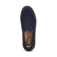 Aetrex Women's Chloe Slip On Loafers in navy - women's flats - view 4