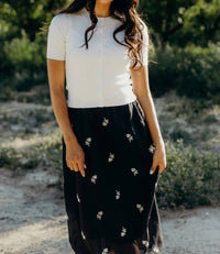 Mikarose - Delilah Scalloped Cardigan