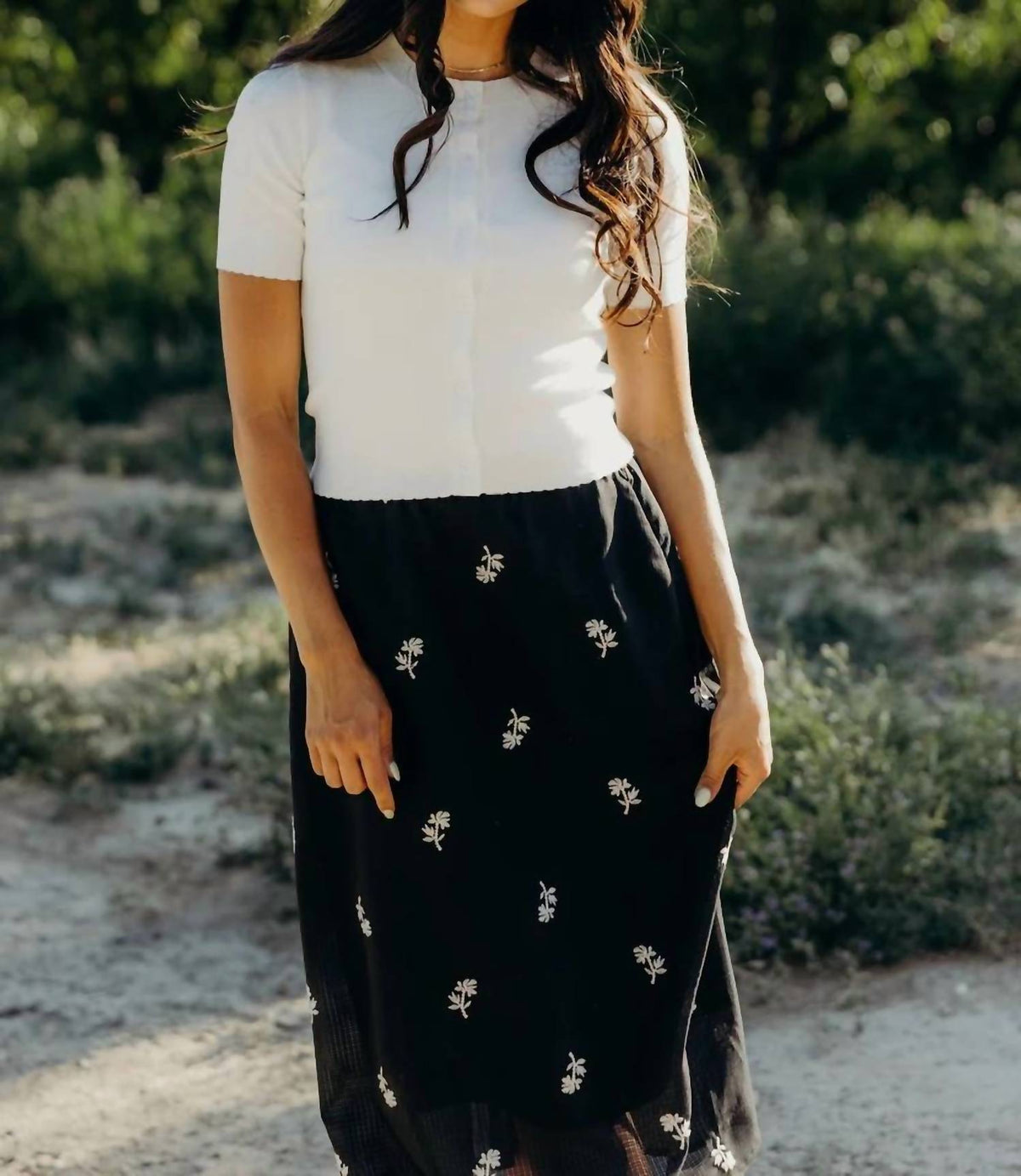 Mikarose - Delilah Scalloped Cardigan
