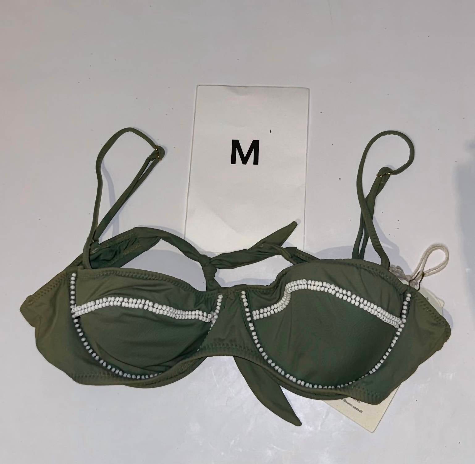 Sea Salt - Lime Bikini Top