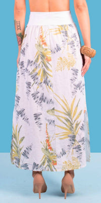 Gigi Moda - Ninfa Linen Maxi Skirt