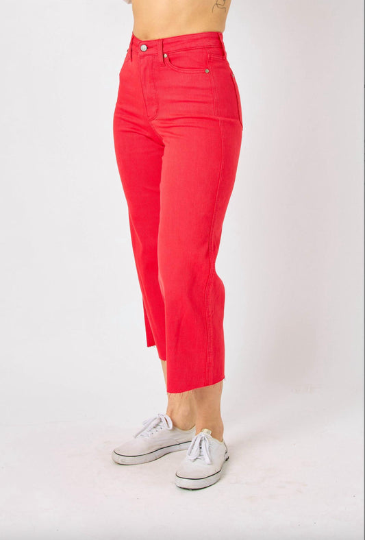 Judy Blue - Tummy Control Crop Jeans