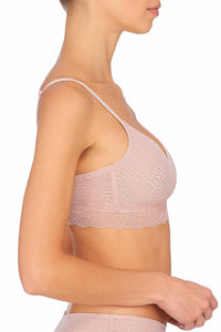 Natori Beyond Convertible Wireless Bra in rose beige - women's intimate - detail view
