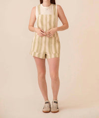 Billabong - Bria Striped Overalls